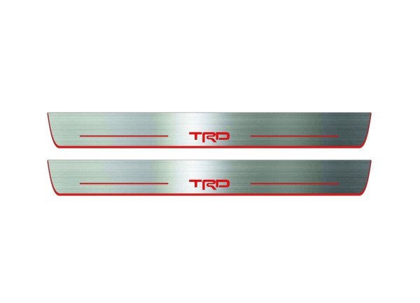 Door sills for Toyota Camry V50 2012-2018 with logo TRD (front doors) Door sills for Toyota Camry V50 2012-2018 with logo TRD (front doors)