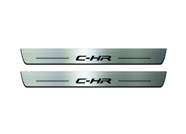 Door sills for Toyota C-HR I 2016-2023 (front doors) Door sills for Toyota C-HR I 2016-2023 (front doors)