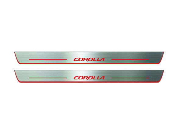 Door sills for Toyota Corolla XI 2013-2019 (front doors) Door sills for Toyota Corolla XI 2013-2019 (front doors)
