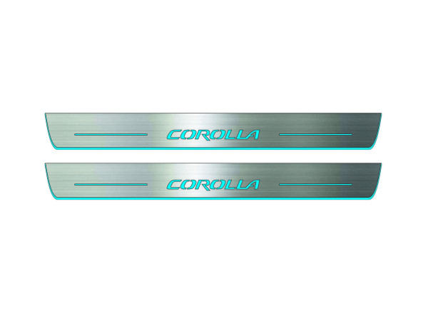 Door sills for Toyota Corolla XII 2019+ (front doors) Door sills for Toyota Corolla XII 2019+ (front doors)
