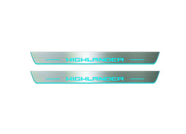 Door sills for Toyota Highlander IV 2019+ (front doors) Door sills for Toyota Highlander IV 2019+ (front doors)