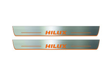 Door sills for Toyota Hilux VIII 2015-2025 (front doors)