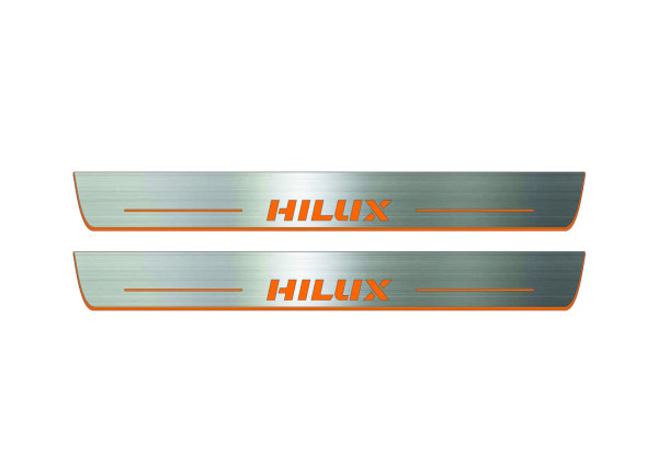 Door sills for Toyota Hilux VIII 2015-2025 (front doors) Door sills for Toyota Hilux VIII 2015-2025 (front doors)