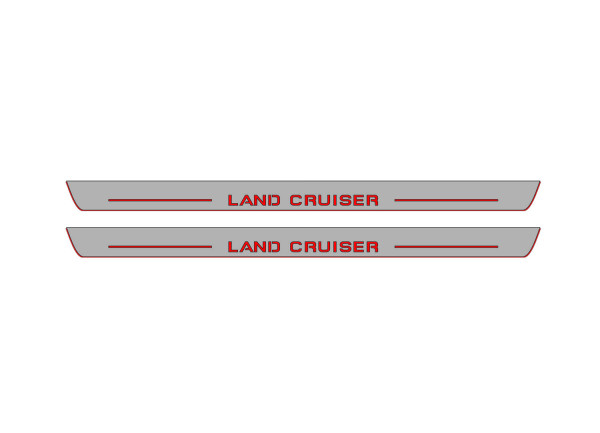 Door sills for Toyota LC 200 2007-2021 (front doors)