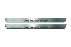 Door sills for Toyota Prado 120 2002-2009 with logo Land Cruiser Prado (front doors) Door sills for Toyota Prado 120 2002-2009 with logo Land Cruiser Prado (front doors)