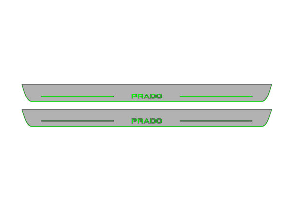 Door sills for Toyota Prado 120 2002-2009 (front doors)