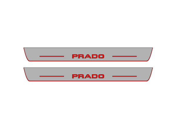 Door sills for Toyota Prado 250 2023+ (front doors)