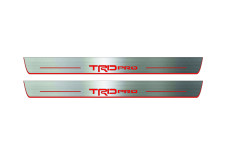 Door sills for Toyota Tacoma III 2016-2024 with logo TRDpro (front doors)
