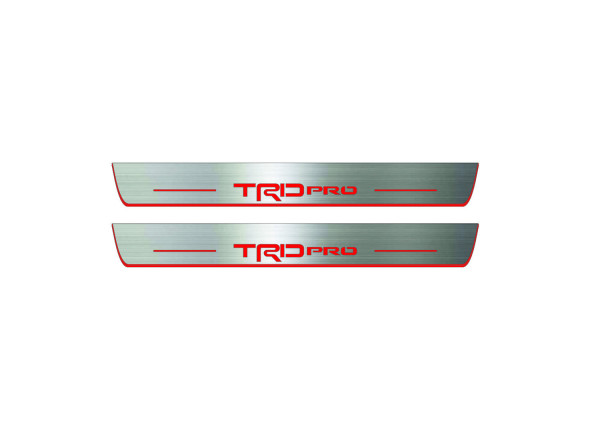 Door sills for Toyota Tacoma III 2016-2024 with logo TRDpro (rear doors) Door sills for Toyota Tacoma III 2016-2024 with logo TRDpro (rear doors)