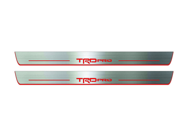 Door sills for Toyota Tundra II 2007-2013 with logo TRDpro (front doors) Door sills for Toyota Tundra II 2007-2013 with logo TRDpro (front doors)