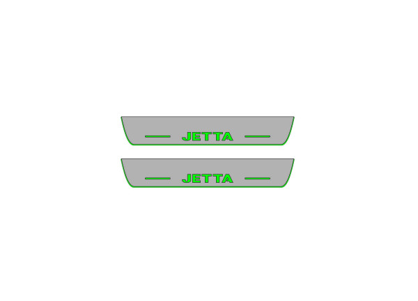 Door sills for Volkswagen Jetta VI 2010-2018 (rear doors)