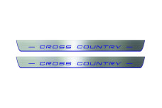 Door sills for Volvo V90 II 2016+ with logo Cross Country (front doors)