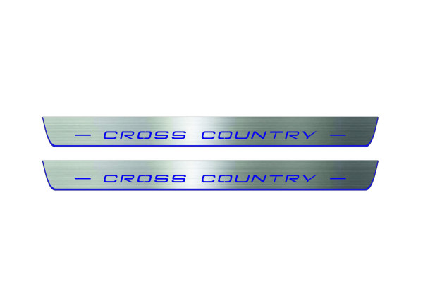 Door sills for Volvo V90 II 2016+ with logo Cross Country (front doors)