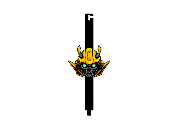 Hood prop with logo Bumblebee Hood prop with logo Bumblebee
