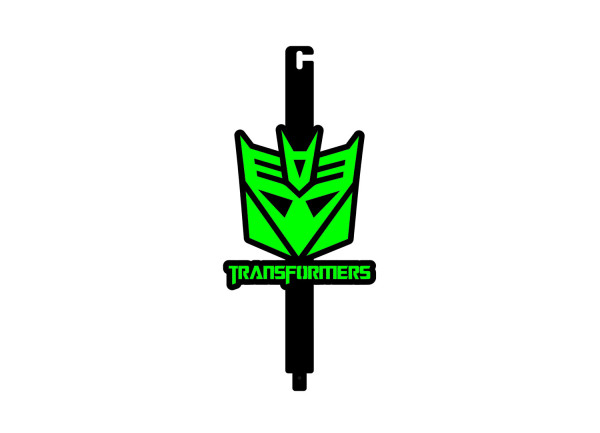 Hood prop with logo Decepticon Transformers