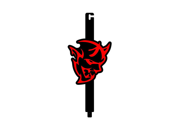 Hood prop with logo Demon (type 1) Hood prop with logo Demon (type 1)
