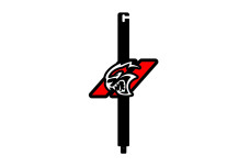Hood prop with logo Hellcat Dodge Hood prop with logo Hellcat Dodge