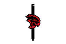 Hood prop with logo Hellcat (type 1) Hood prop with logo Hellcat (type 1)