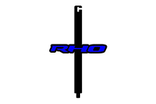 Hood prop with logo RHO Hood prop with logo RHO