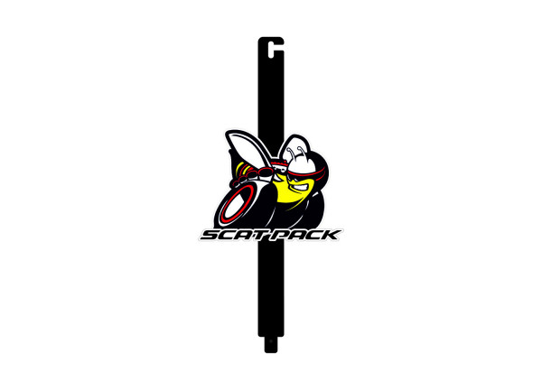 Hood prop with logo Scatpack (type 2) Hood prop with logo Scatpack (type 2)