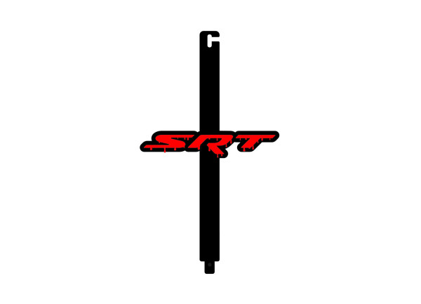 Hood prop with logo SRT Blood Hood prop with logo SRT Blood