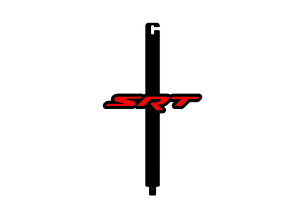 Hood prop with logo SRT (type 1) Hood prop with logo SRT (type 1)