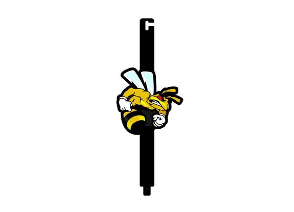 Hood prop with logo Strong Bee Hood prop with logo Strong Bee