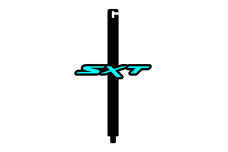 Hood prop with logo SXT Hood prop with logo SXT