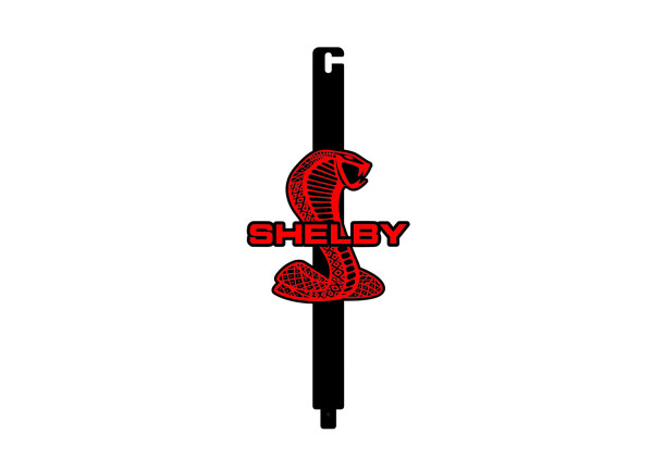 Hood prop with logo Shelby Snake Hood prop with logo Shelby Snake