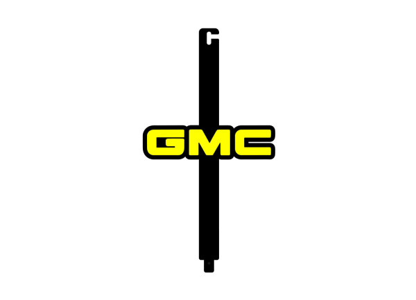Hood prop with logo GMC (type 2) Hood prop with logo GMC (type 2)