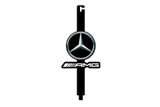 Hood prop with logo Mercedes-Benz AMG