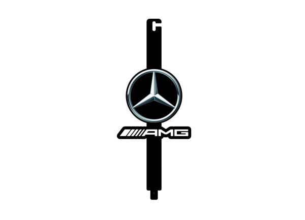 Hood prop with logo Mercedes-Benz AMG