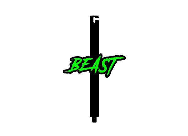 Hood prop with logo Beast