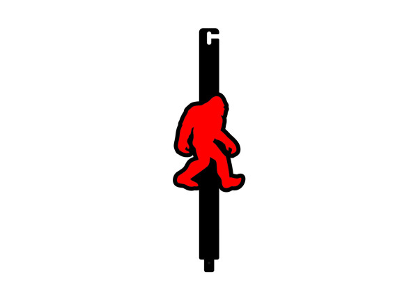 Hood prop with logo Bigfoot