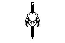 Hood prop with logo Predator (type 1)
