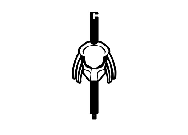 Hood prop with logo Predator (type 1)