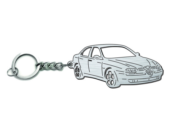 Keychain Alfa Romeo 156 4D 1997-2003 - (type 3D) Keychain Alfa Romeo 156 4D 1997-2003 - (type 3D)