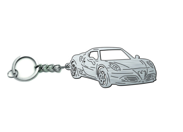 Keychain Alfa Romeo 4C 2013+ - (type 3D) Keychain Alfa Romeo 4C 2013+ - (type 3D)