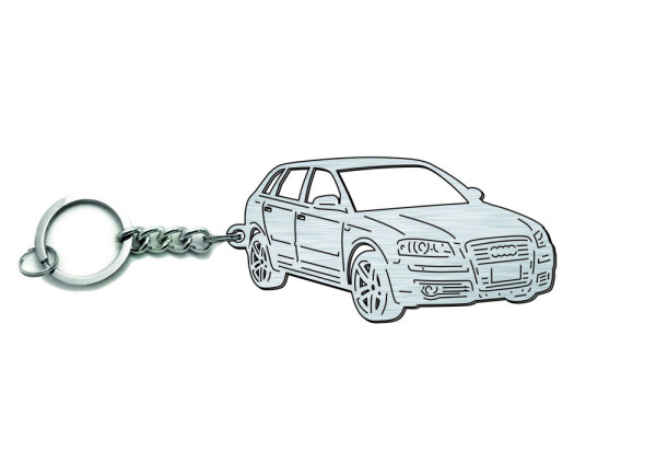 Keychain Audi A3 8P 2003-2012 - (type 3D)