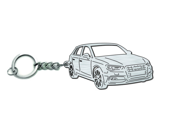 Keychain Audi A3 8V 2012-2020 - (type 3D)