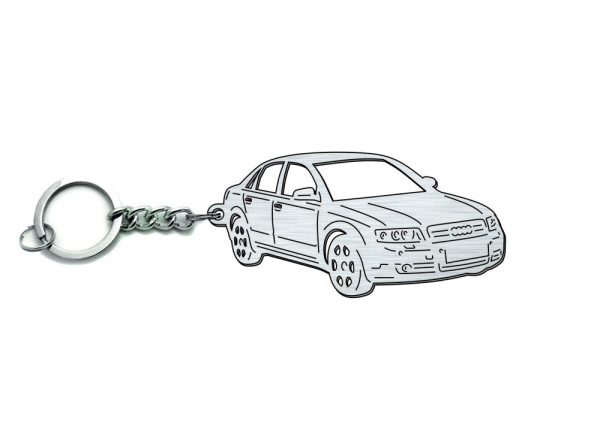 Keychain Audi A4 B6 2000-2004 - (type 3D)