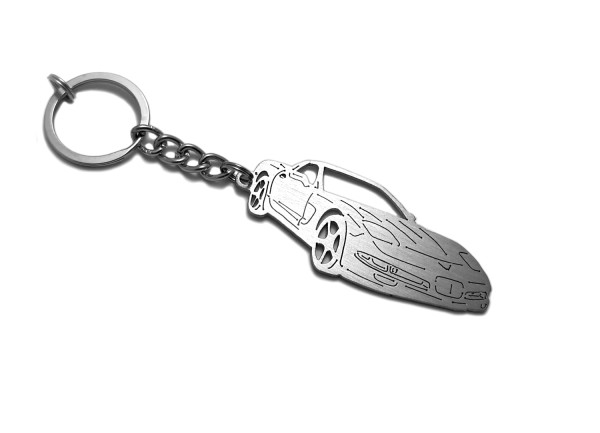 Keychain Chevrolet Corvette V 1997-2004 - (type 3D)