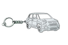 Keychain Fiat 500L 2012+ - (type 3D)