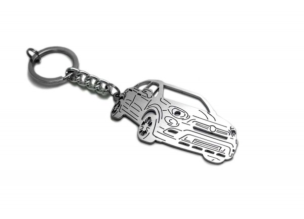 Keychain Fiat 500X 2014+ - (type 3D)