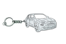 Keychain Fiat 600 2023+ - (type 3D)