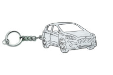Keychain Ford Fiesta 2017+ - (type 3D)