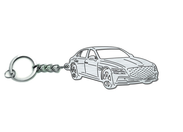 Keychain Genesis G80 II 2020+ - (type 3D) Keychain Genesis G80 II 2020+ - (type 3D)