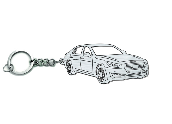 Keychain Genesis G90 I 2015-2021 - (type 3D) Keychain Genesis G90 I 2015-2021 - (type 3D)