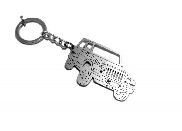 Keychain Jeep Wrangler JK 2007-2018 - (type 3D)