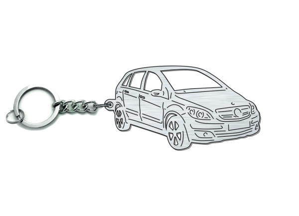 Keychain Mercedes B-Class W245 2005-2011 - (type 3D)
